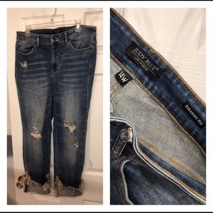 Judy Blue Cropped Jeans - Size 14